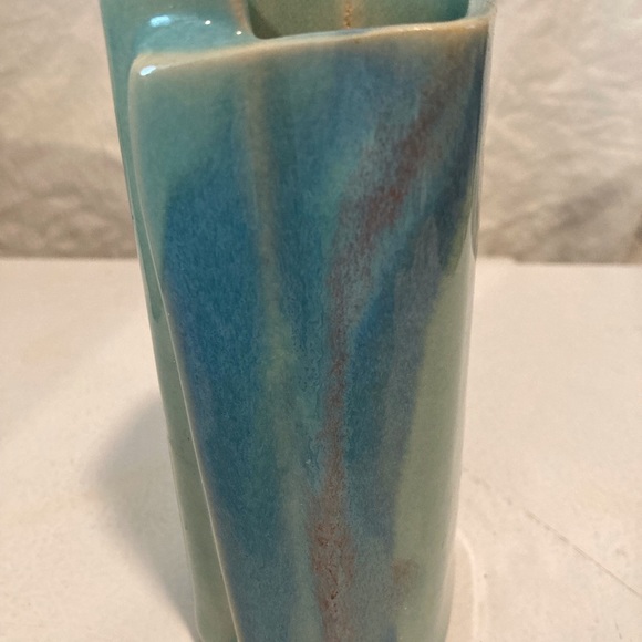 Willson-Riggs Ojo Sarco Pottery Vase Sustainable Community since the 1970’s Blue - Picture 4 of 10